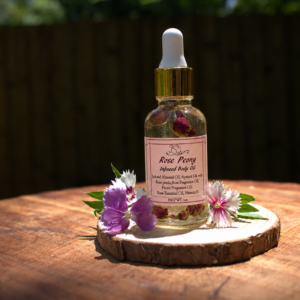 Rose Peony Infused Body Oil 1oz