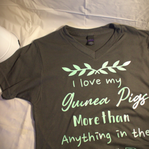 I love my guinea pig shirt