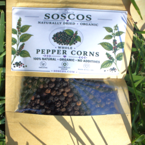 Whole Organic Peppercorns 14grams